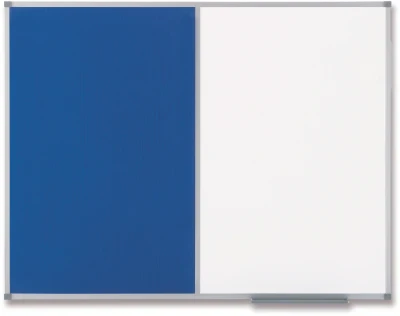 Nobo Magnetic Combi Notice Board Blue