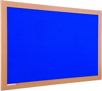 Spaceright Eco Friendly Wood Effect Framed Noticeboard - 1200 x 900mm