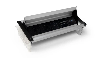 ABL Aero Flip Power Module - 2 Mains Power, 1 USB A+C charger, 2 IMP Slots
