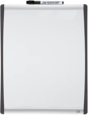 Nobo Small Magnetic Whiteboard with Arched Clear Frame