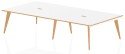 Dynamic Oslo Bench Desk Four Person Back To Back - 1200 x 1600mm