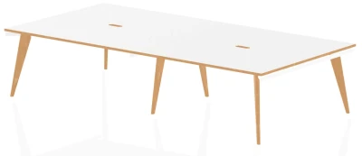 Dynamic Oslo Bench Desk Four Person Back To Back