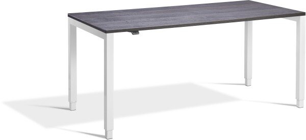 Lavoro Crown Height Adjustable Desk - 1800 x 800mm - Anthracite Sherman Oak