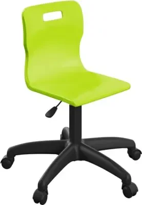 Titan Swivel Senior Chair with Black Base - (11+ Years) 460-560mm Seat Height