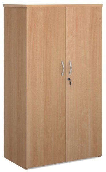 Gentoo Double Door Cupboard with 3 Shelves 1440 x 800 x 470mm - Beech