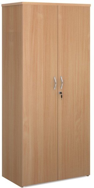 Gentoo Double Door Cupboard with 4 Shelves 1790 x 800 x 470mm - Beech