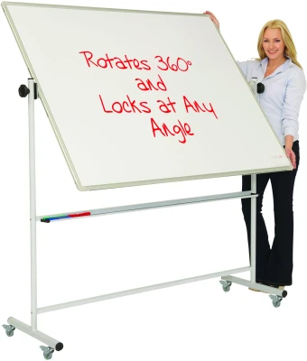 Non Magnetic Mobile Swivel Writing White Boards