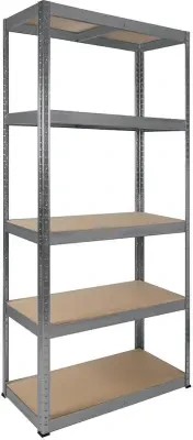 RB Boss 5 Tier Galvanised Steel Freestanding Shelving 1800 x 900 x 400mm