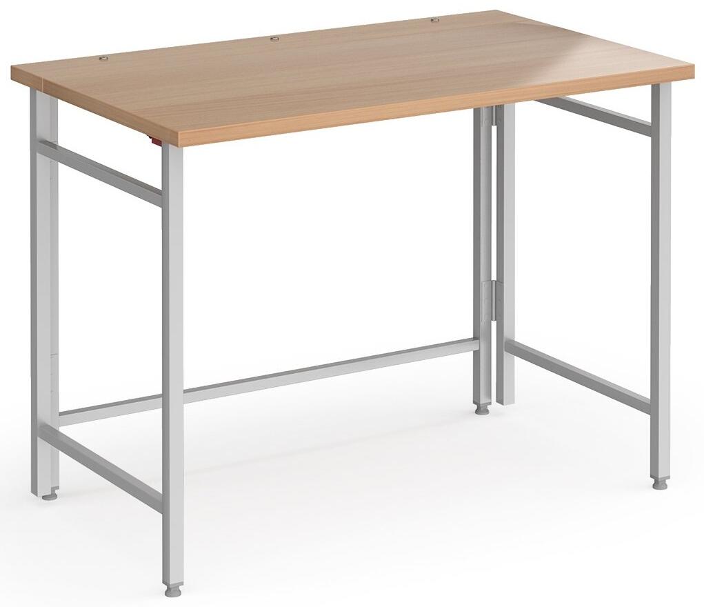 Dams Fuji Home Office Workstation 1000 x 600mm with Folding Legs