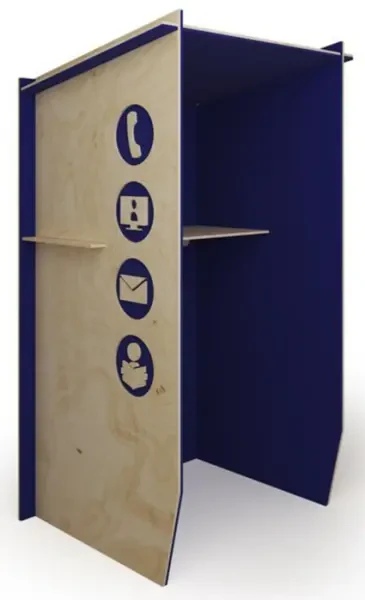 Dams Piano Solo Acoustic Booth - Dark Blue