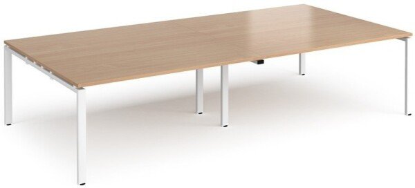 Dams Adapt Rectangular Boardroom Table 3200 x 1600mm - Beech