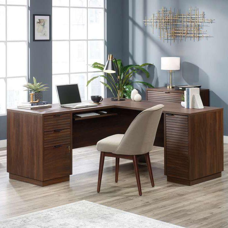 Teknik Elstree L Shaped Home Desk Perfect for Home Offices Office Furniture Direct