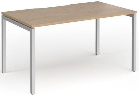 Dams Connex Goal-Post Single Desk -1400 x 800mm - Office Furniture