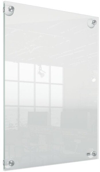Nobo Premium Plus Clear Acrylic Wall Mounted Repositionable Poster Frame A3