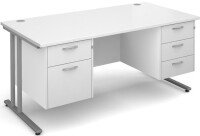 Dams Maestro 25 Desk - 4 Shallow & 1 Filing Drawer