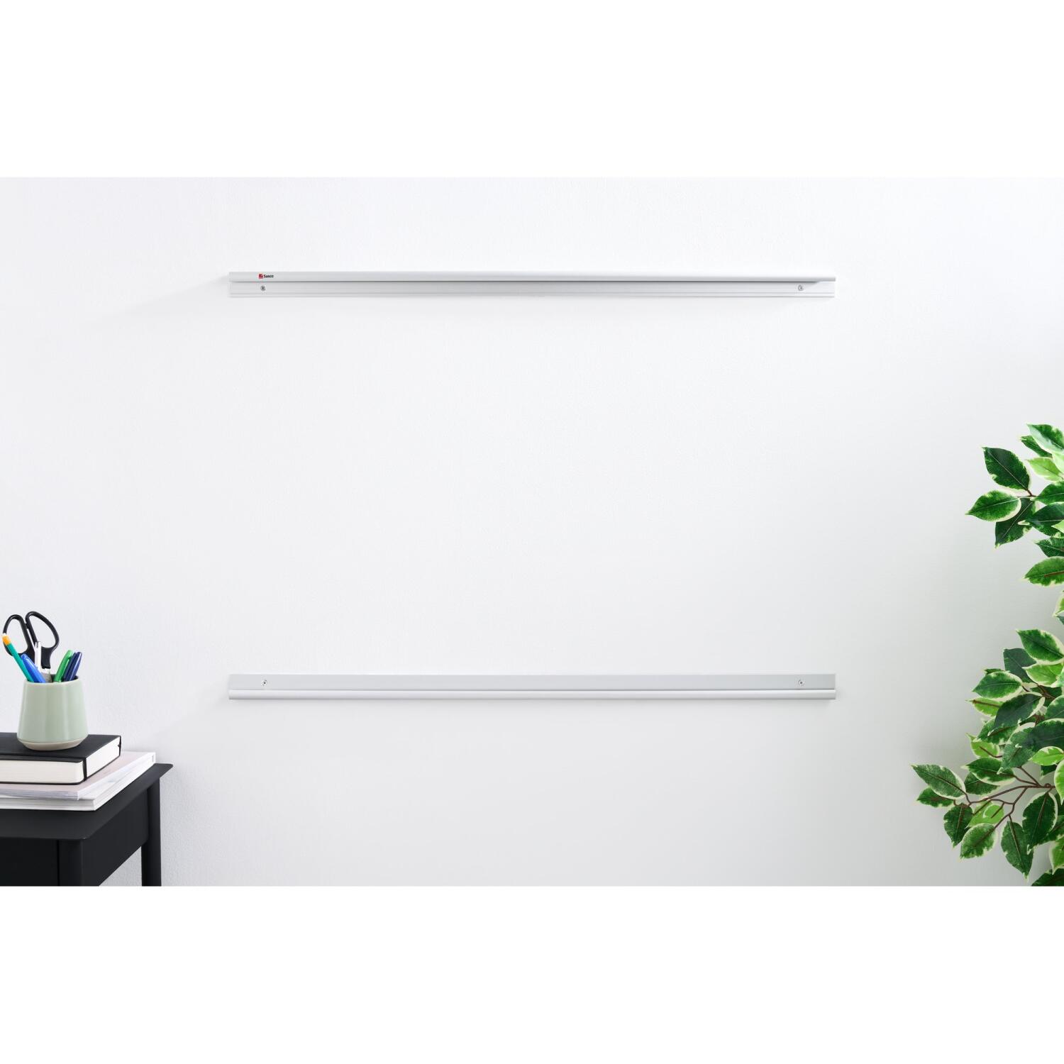 Nobo Aluminium Chart Track Two Rails for 915mm Planner Chart (Pack 2 ...