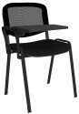 Dams Taurus Mesh Stacking Chairs with Writing Tablet - Pack of 4