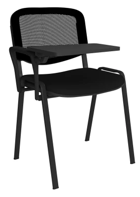 Dams Taurus Stacking Chairs with Writing Tablet