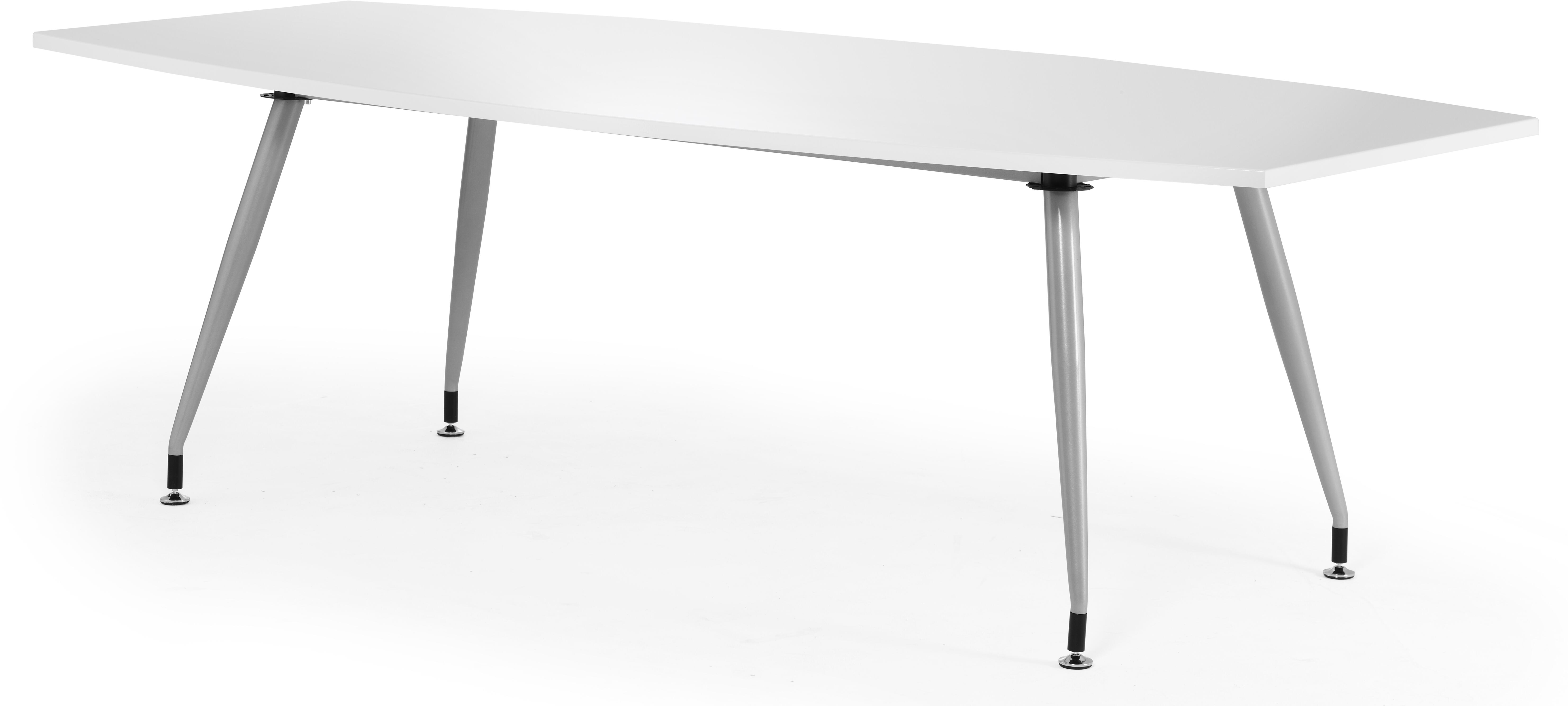 Dynamic High Gloss Writeable Boardroom Table 2400 x 1200mm Office