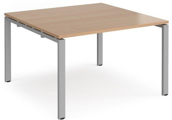 Dams Adapt Boardroom Table Starter Unit 1200 x 1200mm - Beech