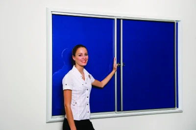 Spaceright Safety Locking Noticeboards 1800 x 1200mm