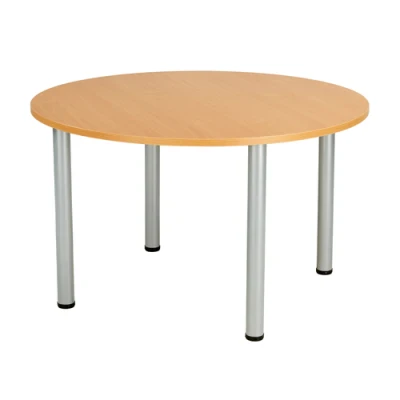 TC One Fraction Plus Circular Meeting Table - 1200 x 730mm