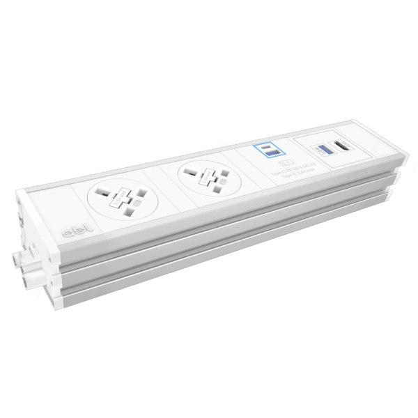 ABL Link Power Module - 5 Mains Power, 1 Smart Charge, Entry Via 3 Pole Connector
