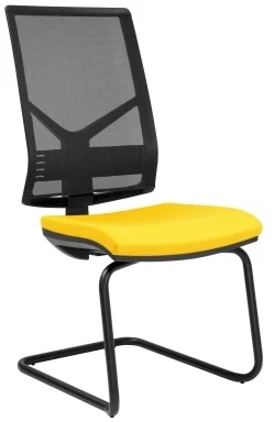 Elite Mix Mesh Cantilever Meeting Chair with 2D Arms