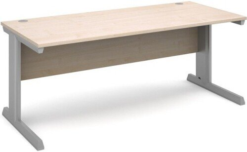 Dams Vivo Rectangular Desk with Cable Managed Legs - (w) 800mm x (d) 800mm
