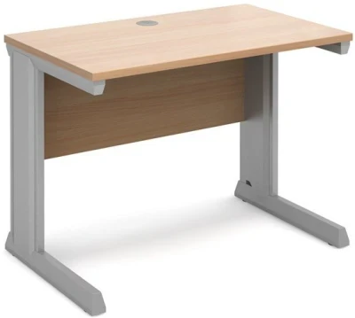 Dams Vivo Rectangular Desk with Cable Managed Legs - 1000mm x 600mm