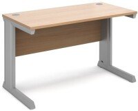 Dams Vivo Rectangular Desk with Cable Managed Legs - (w) 1200mm x (d) 600mm