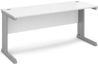 Dams Vivo Rectangular Desk with Cable Managed Legs - (w) 1600mm x (d) 600mm