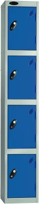Probe 4 Door Single Steel Locker - 1780 x 305 x 460mm