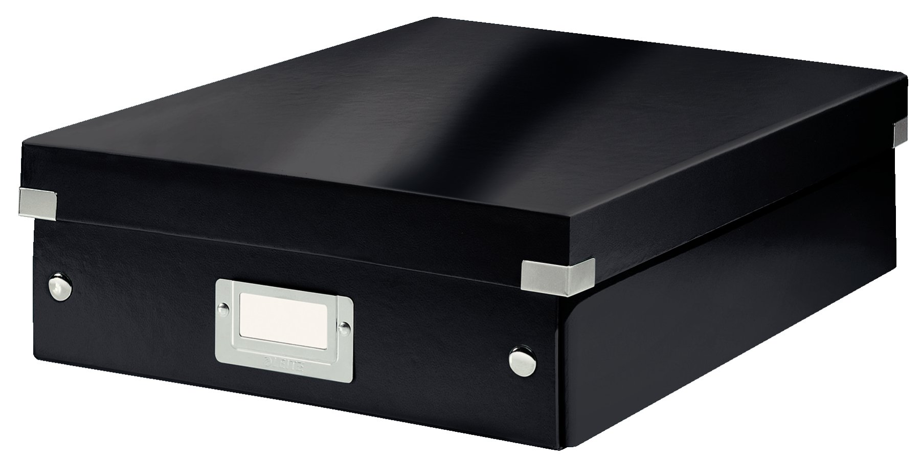Leitz Org Box C&S medium black - Office Furniture Direct