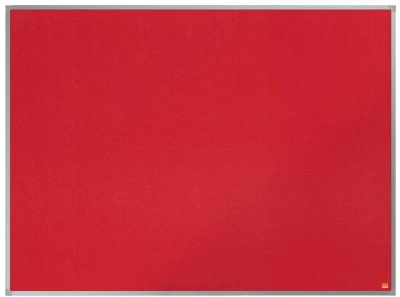 Nobo Essence Felt Notice Board 1200mm x 900mm Red