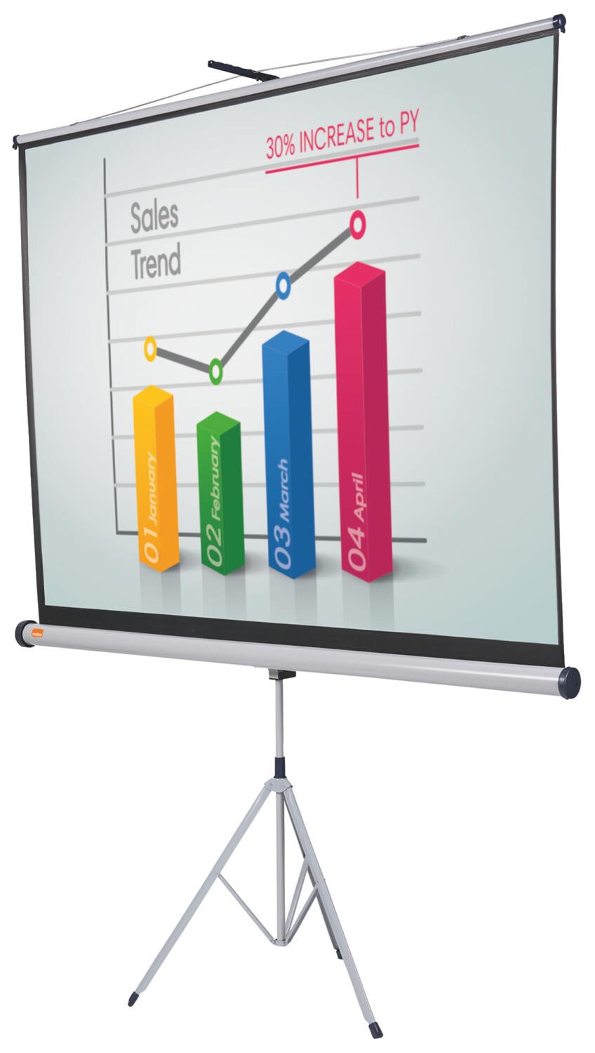 Protuded Screen Nobo Professional Tripod Projection Screen Home Theatre/Home/Cinema ...