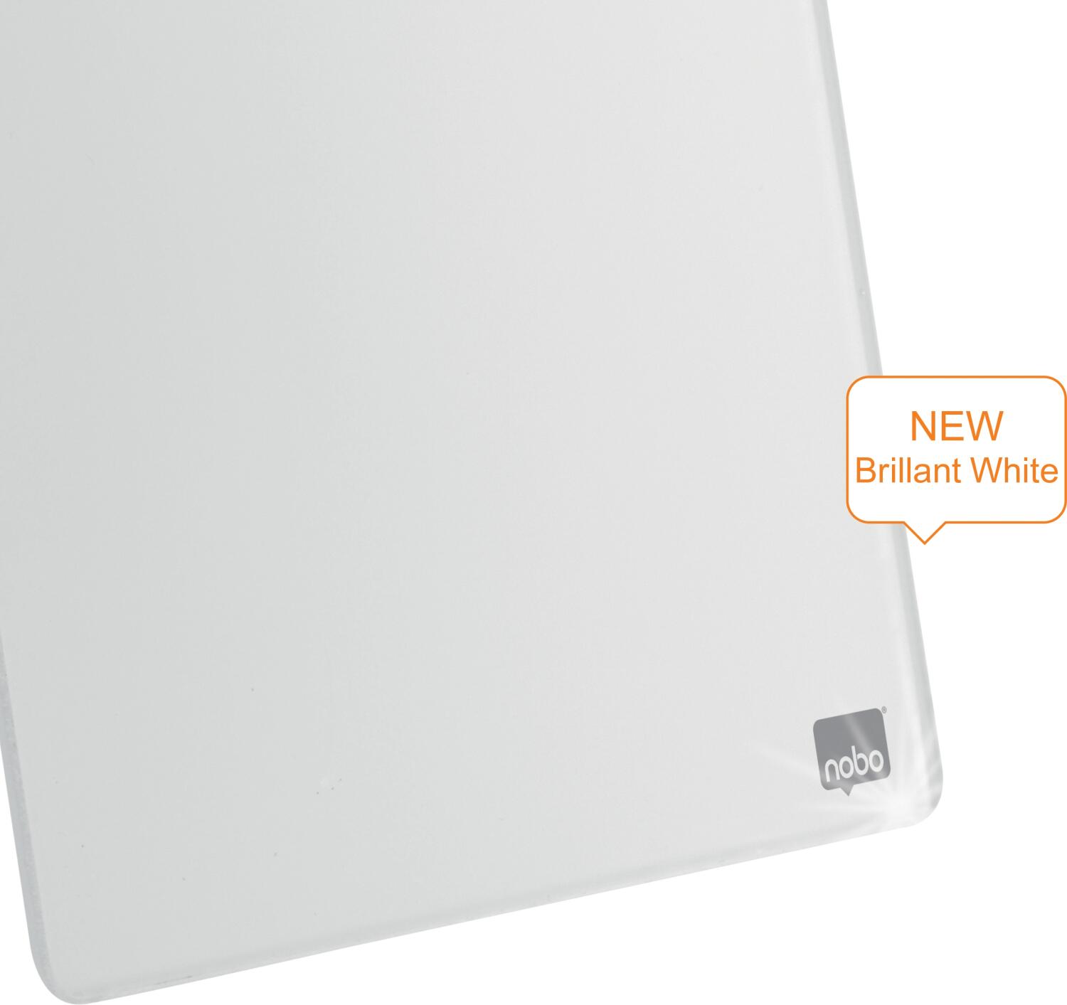 Nobo Glass Desktop Dry Wipe Clipboard Easel Office Furniture Direct