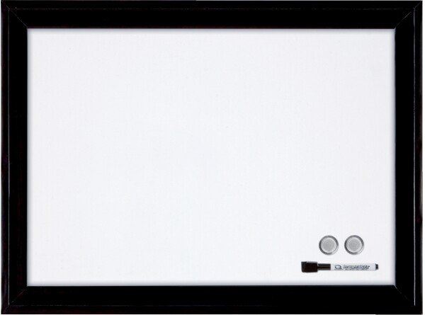 Nobo Small Magnetic Whiteboard with Black Frame 585mm x 430mm