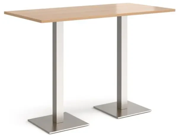 Dams Brescia Rectangular Poseur Table - 1600mm - Beech