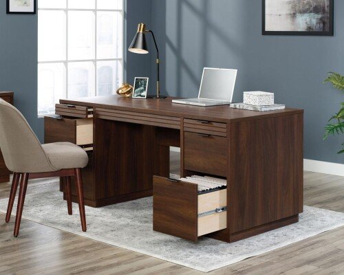 Teknik Elstree Executive Desk - (w) 1654 x (d) 743mm