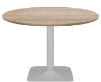 Elite Circular Pyramid Base Meeting Table - 600 x 725mm
