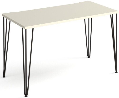 Dams Tikal Straight Desk 1200mm x 600mm with Hairpin Legs