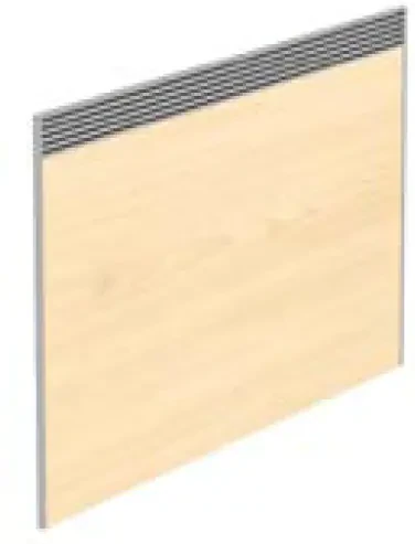 Elite Floor Standing Screen With Management Rail - MFC 1373 x 27 x 1300mm
