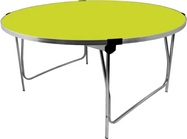 Gopak Round Folding Table - 1520mm - Acid Green