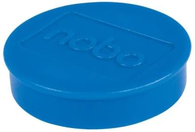 Nobo Magnetic Whiteboard Magnets Blue 38mm (Pack of 10)