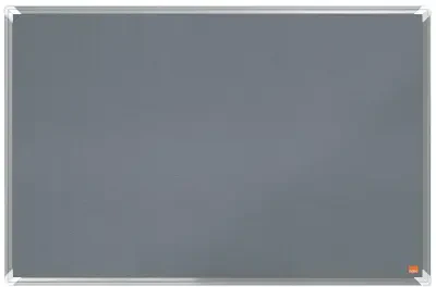 Nobo Premium Plus Felt Notice Board 900mm x 600mm Grey