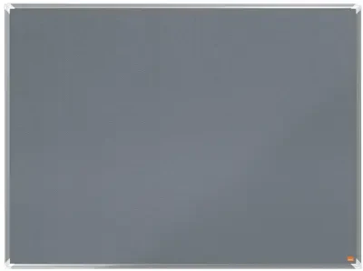 Nobo Premium Plus Felt Notice Board 1200mm x 900mm Grey