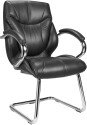 Nautilus Sandown Luxurious Leather Faced Executive Visitor Chair