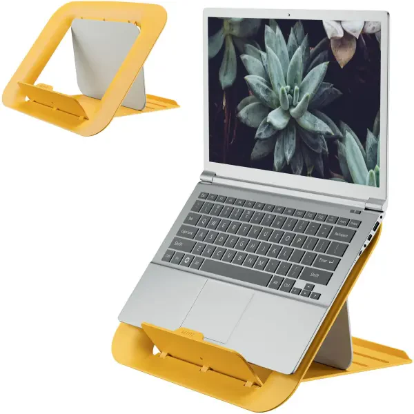 Leitz Ergo Cosy Adjustable Laptop Stand Yellow