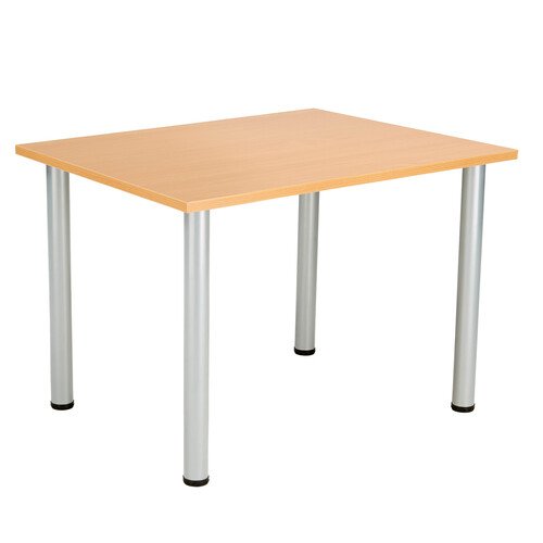 TC One Fraction Plus Rectangular Meeting Table - 1200 x 800mm - Beech
